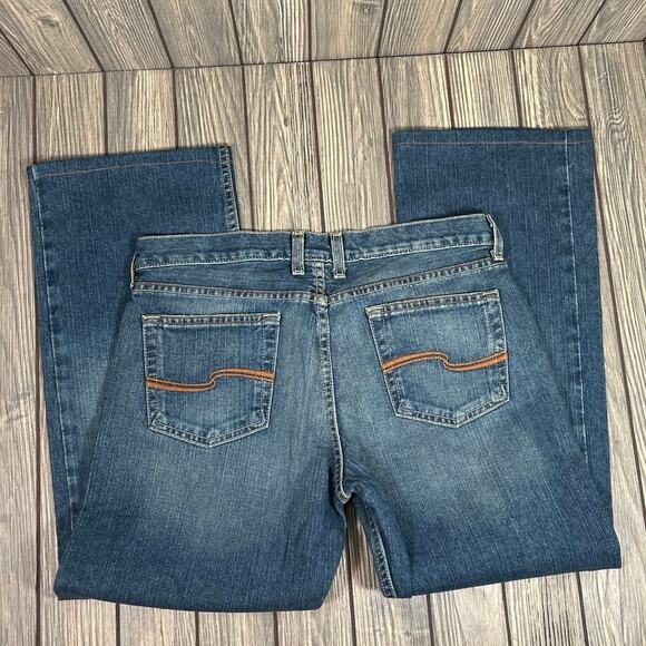 Tilt Women Straight Denim Jeans Baggy Boot Relaxed Medium Y2K Retro 32x27 - Picture 4 of 7